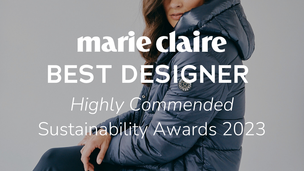 Highly commended by the Marie Claire Sustainability Awards