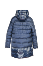 CHEPSTOW long navy blue puffer jacket