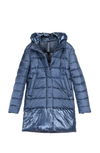 CHEPSTOW long navy blue puffer jacket