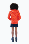 LEAMINGTON short orange puffer jacket