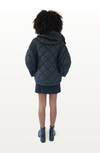 PRINCEDALE short black cape puffer jacket