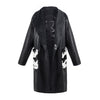 LADBROKE vegan leather long coat - [culthread]