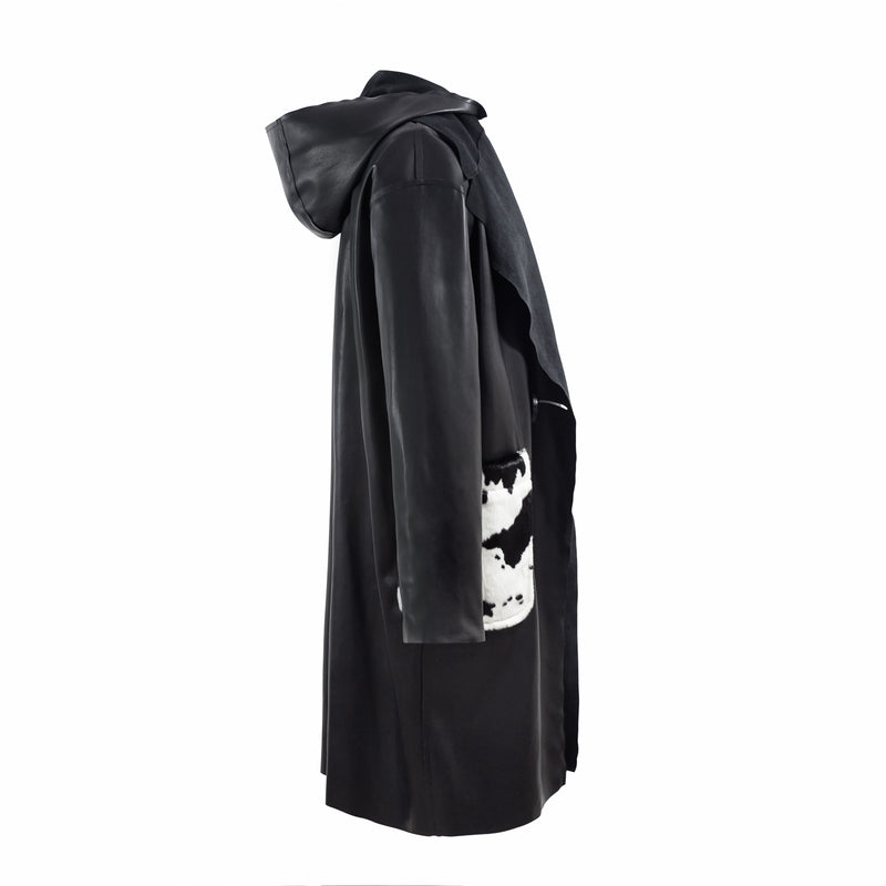 LADBROKE vegan leather long coat - [culthread]