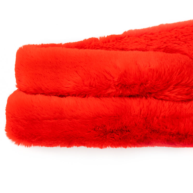 MUNRO vegan faux fur scarf & mitts set - culthread