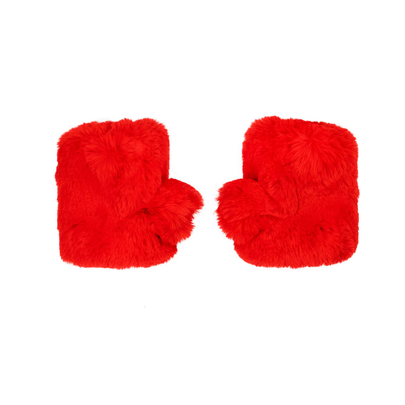 MUNRO vegan faux fur scarf & mitts set - culthread