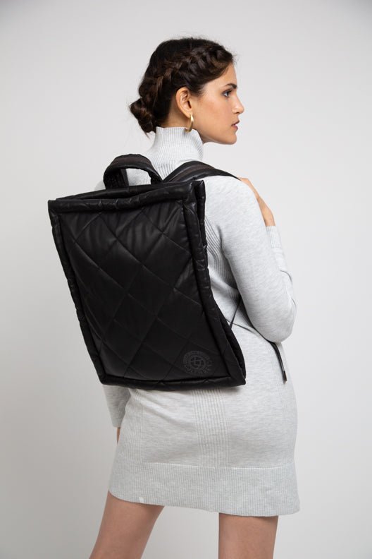 RECYCLED VEGAN LEATHER backpack - culthread