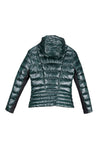 RECYCLED green short puffer jacket - culthread