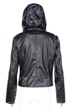 LONSDALE vegan leather biker jacker - [culthread]