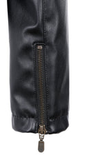 LONSDALE vegan leather biker jacker - [culthread]
