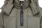 RECYCLED olive green puffer jacket - culthread