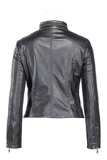 RECYCLED VEGAN LEATHER biker jacket - culthread