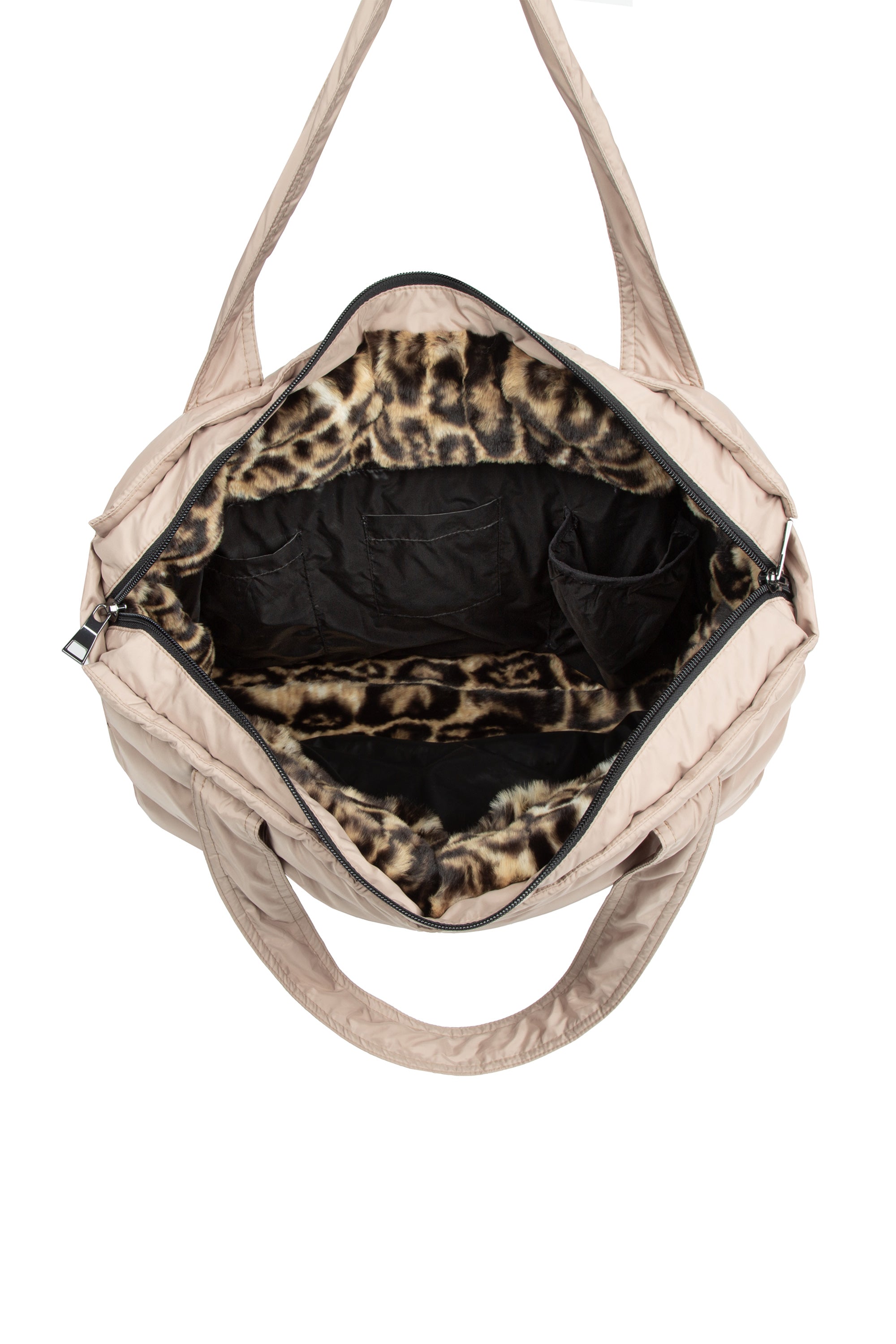 Large Size Hobo Tote Bag Faux Fur Brown Cheetah Leopard -  Canada