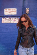 RECYCLED VEGAN LEATHER biker jacket - culthread